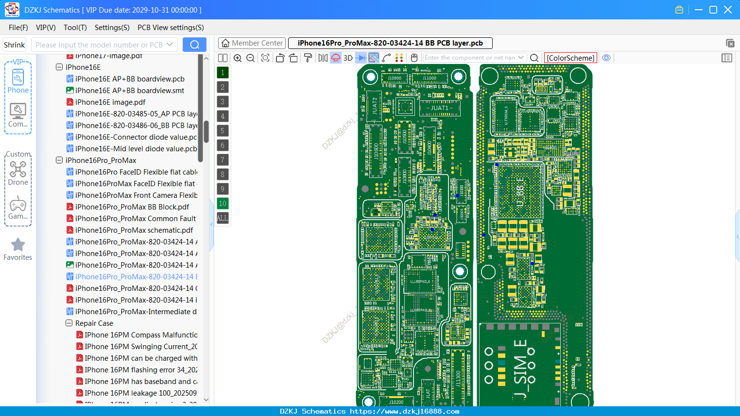 IPhone16Pro_ProMax-820-03424-14 BB PCB Layer